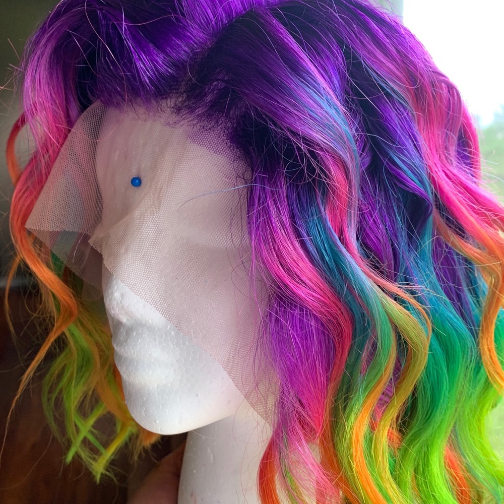100% Human Hair Full Lace Custom Colored